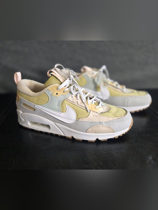 Nike Shoes - Nike Women's Air Max Sneakers in Yellow, Cream, and White